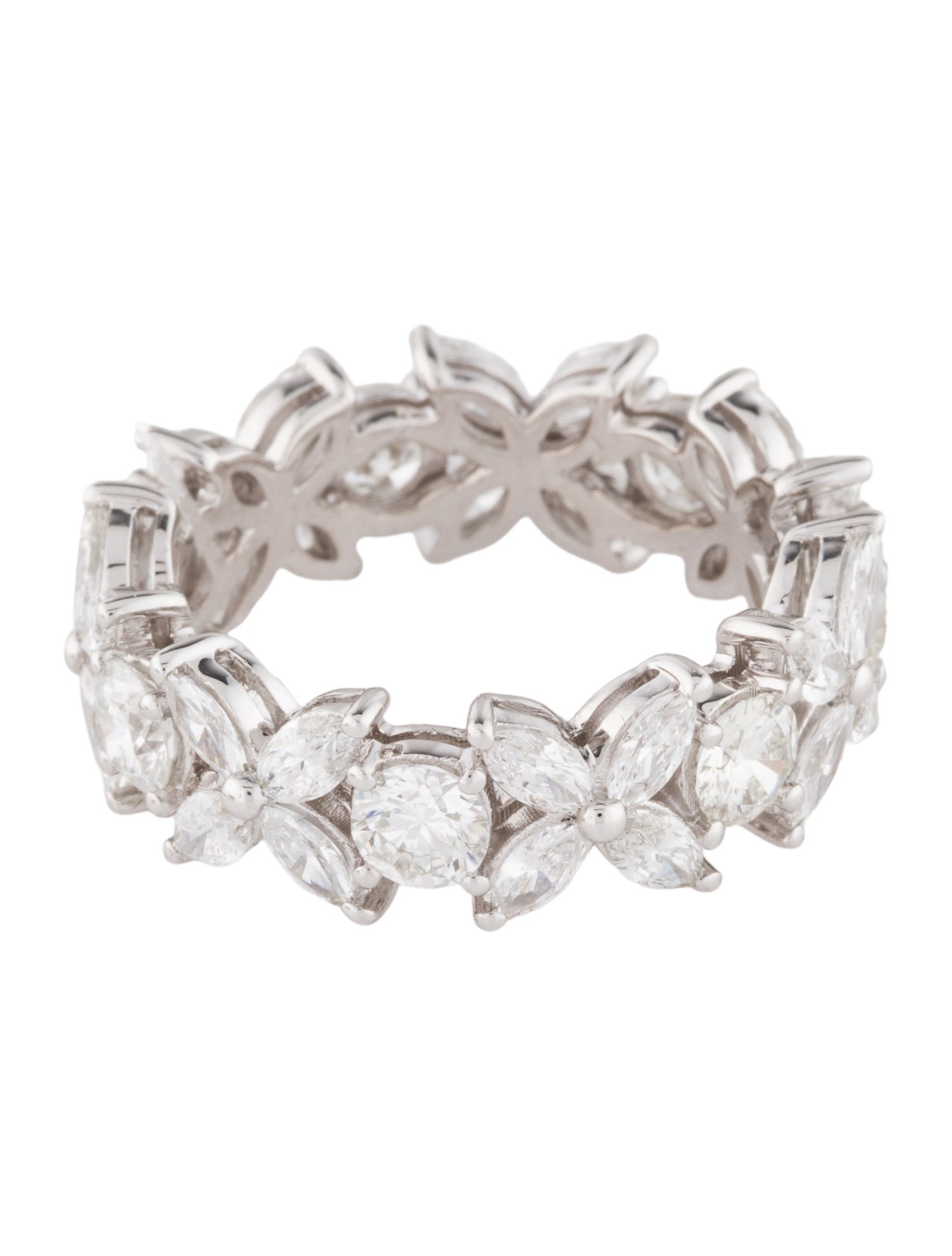 Badgley Mischka 14K 4.97ctw Lab-Grown Diamond Eternity Band