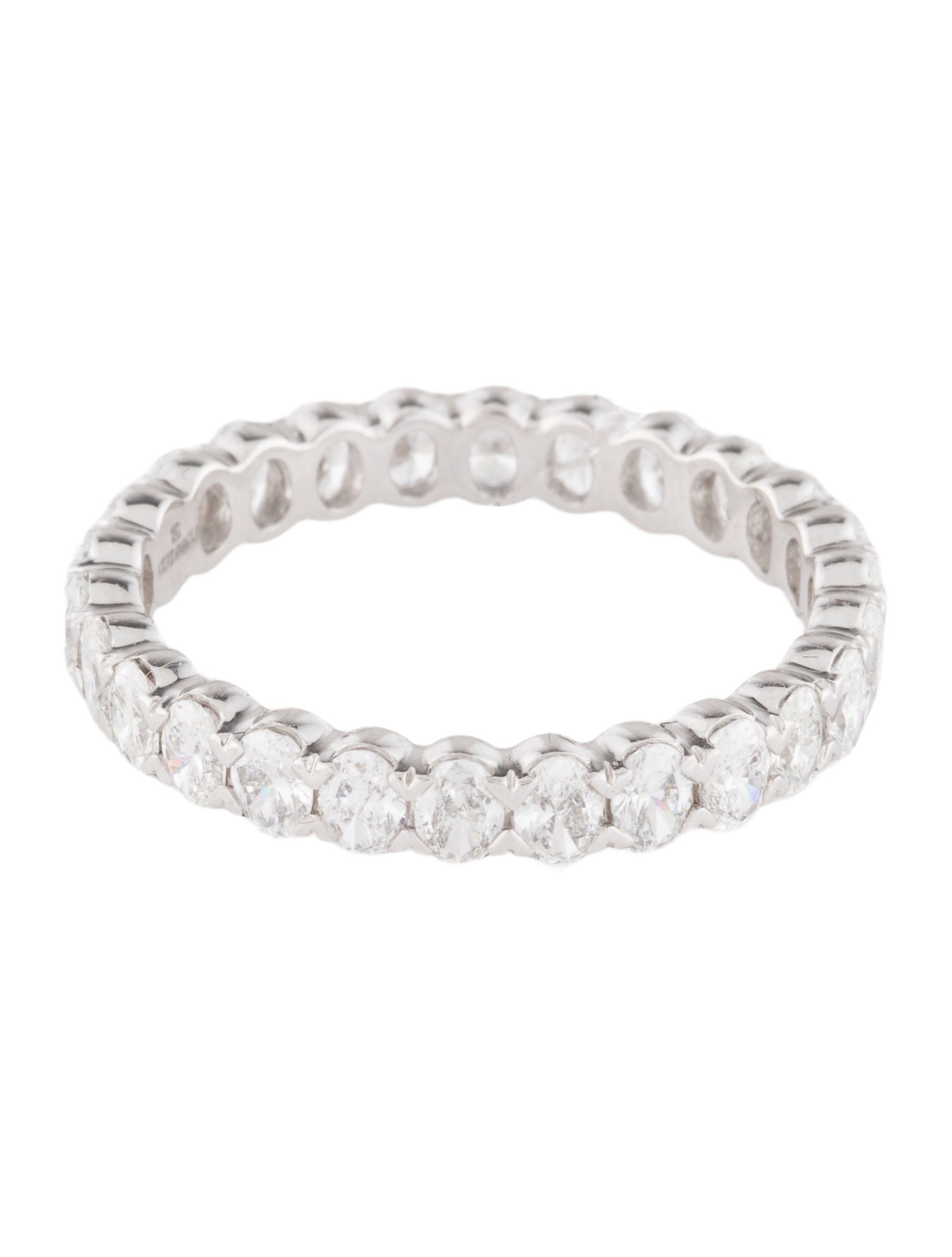 Badgley Mischka Platinum 2.11ctw Lab-Grown Diamond Eternity Band