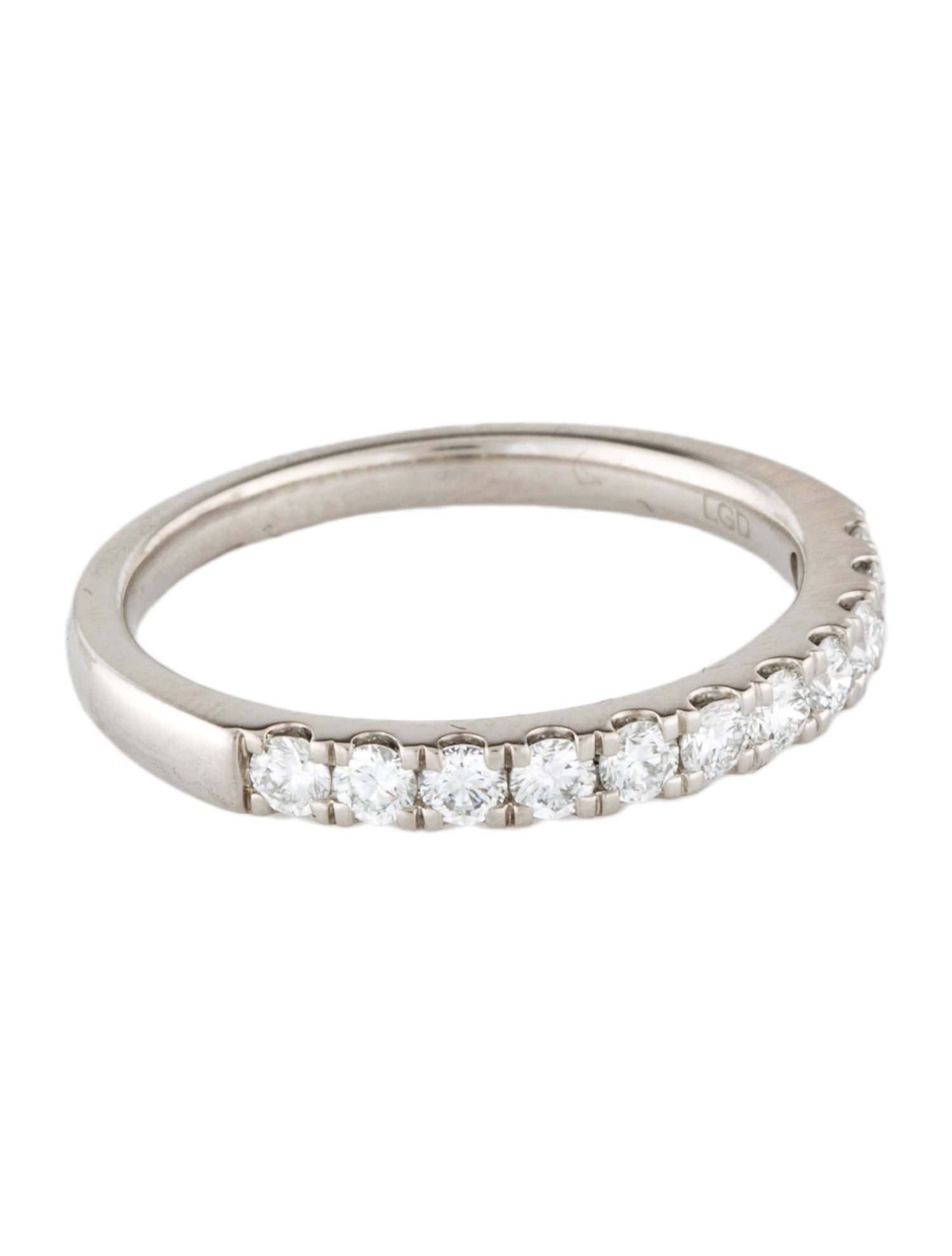 Badgley Mischka Platinum Lab-Grown Diamond Band