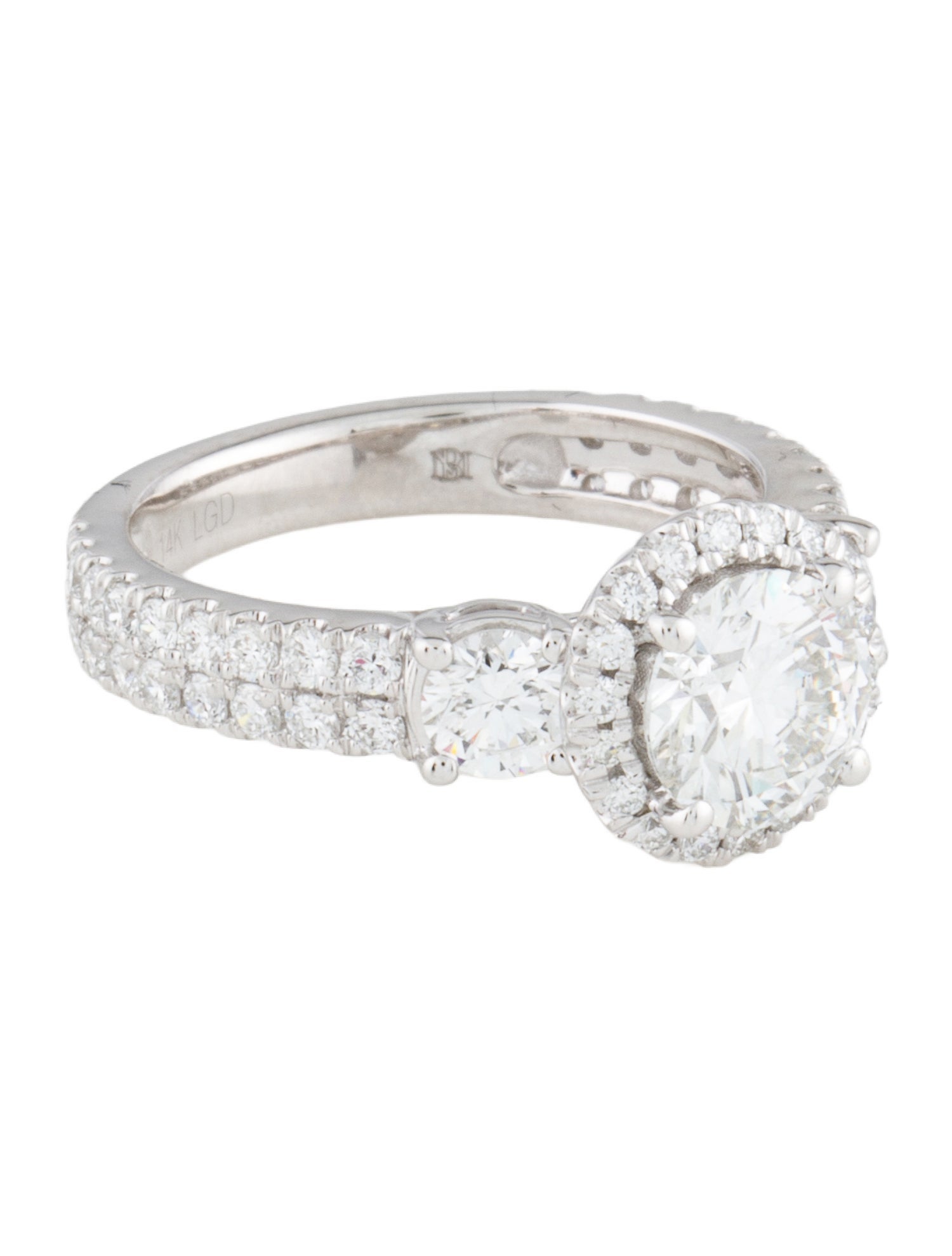 Badgley Mischka 1.02ct Lab-Grown Diamond Engagement Ring