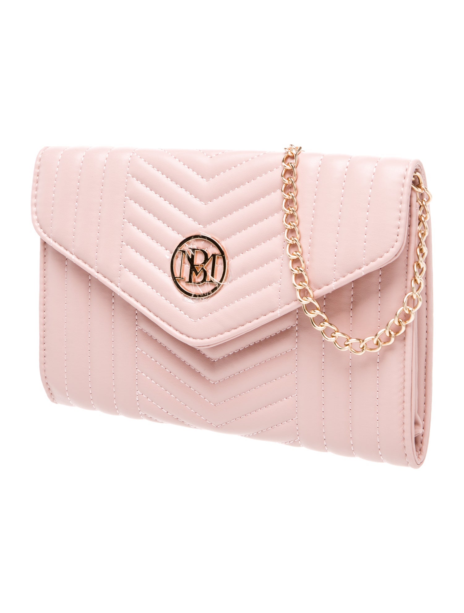 Badgley Mischka Leather Clutch