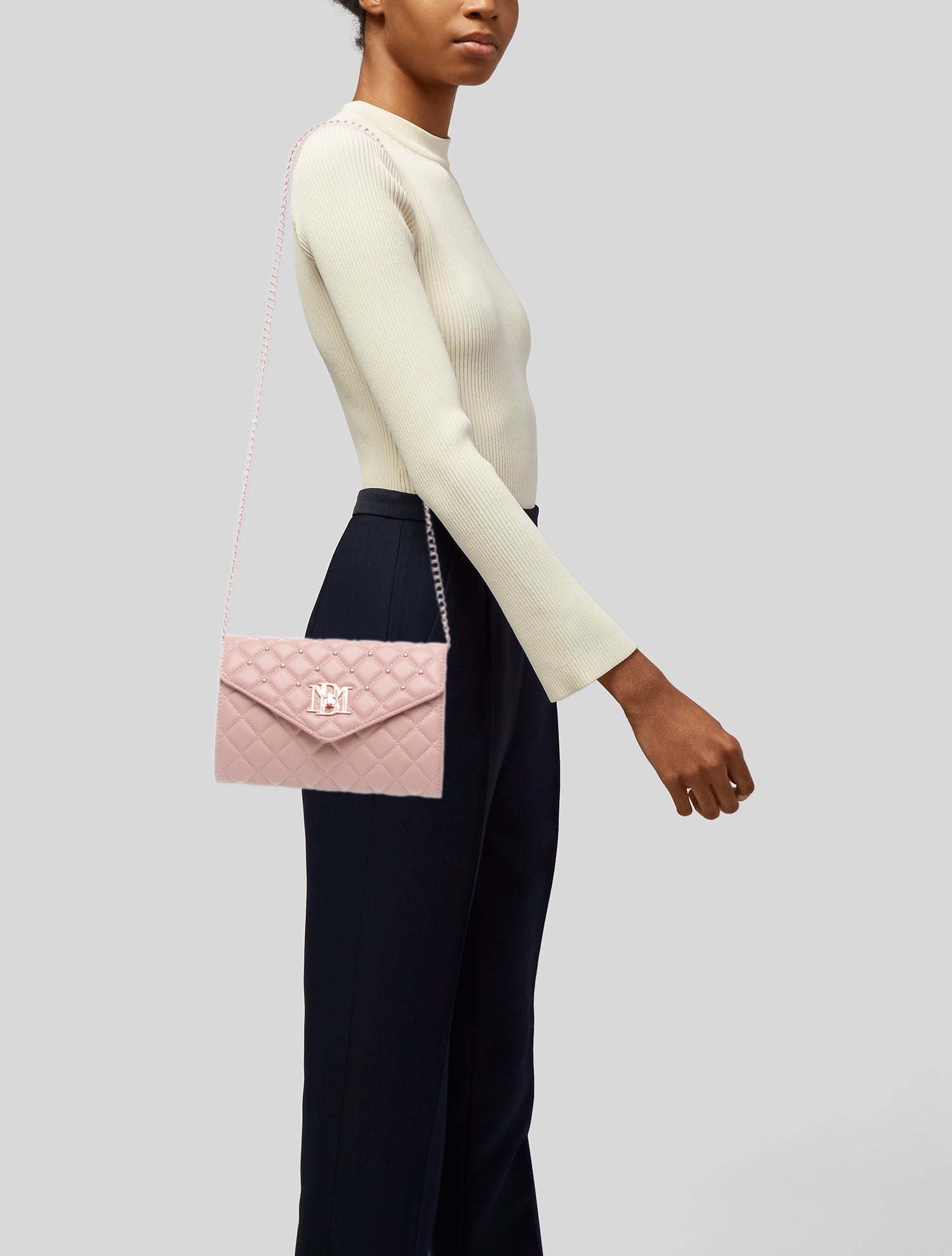 Badgley Mischka Leather Clutch