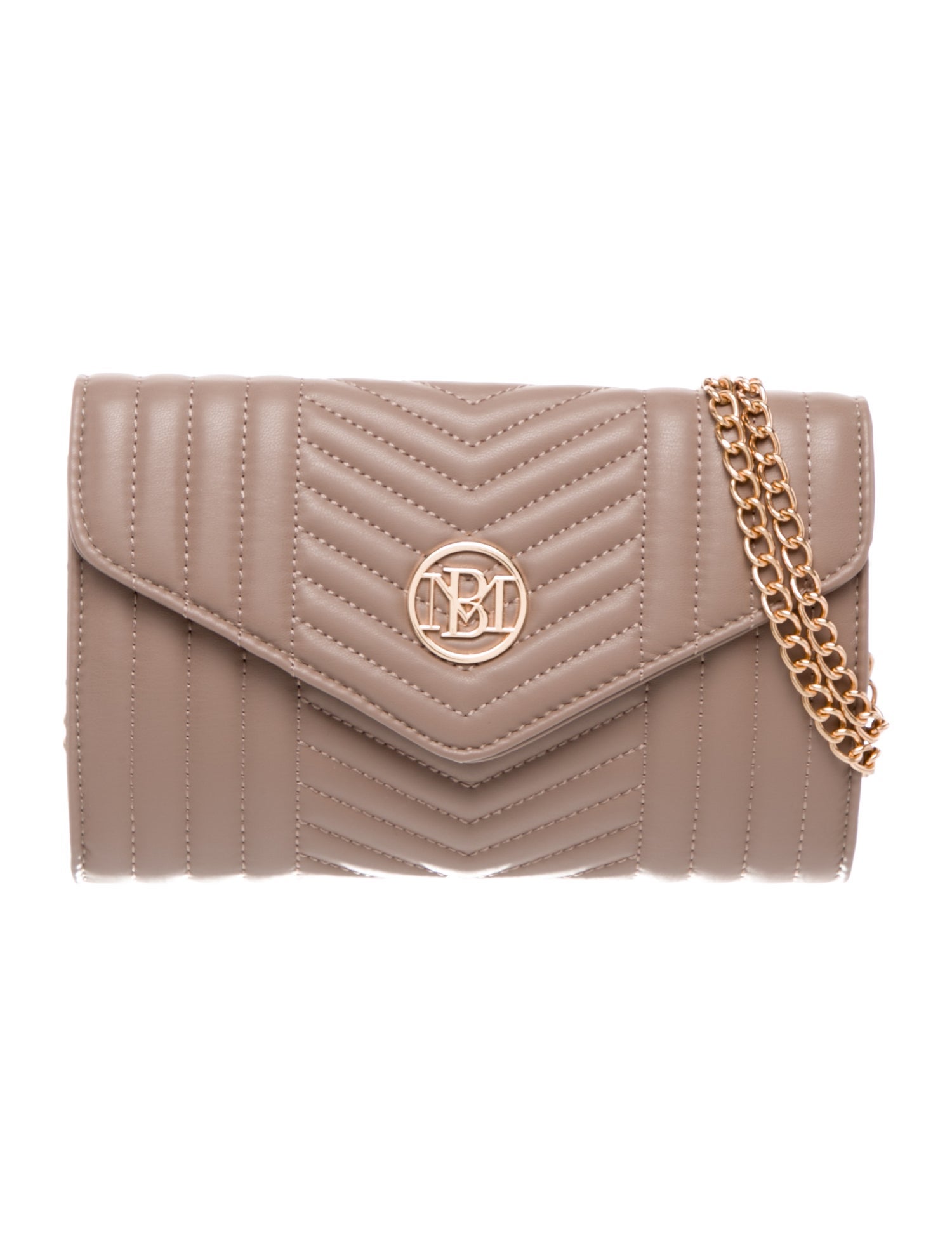 Badgley Mischka Leather Evening Bag