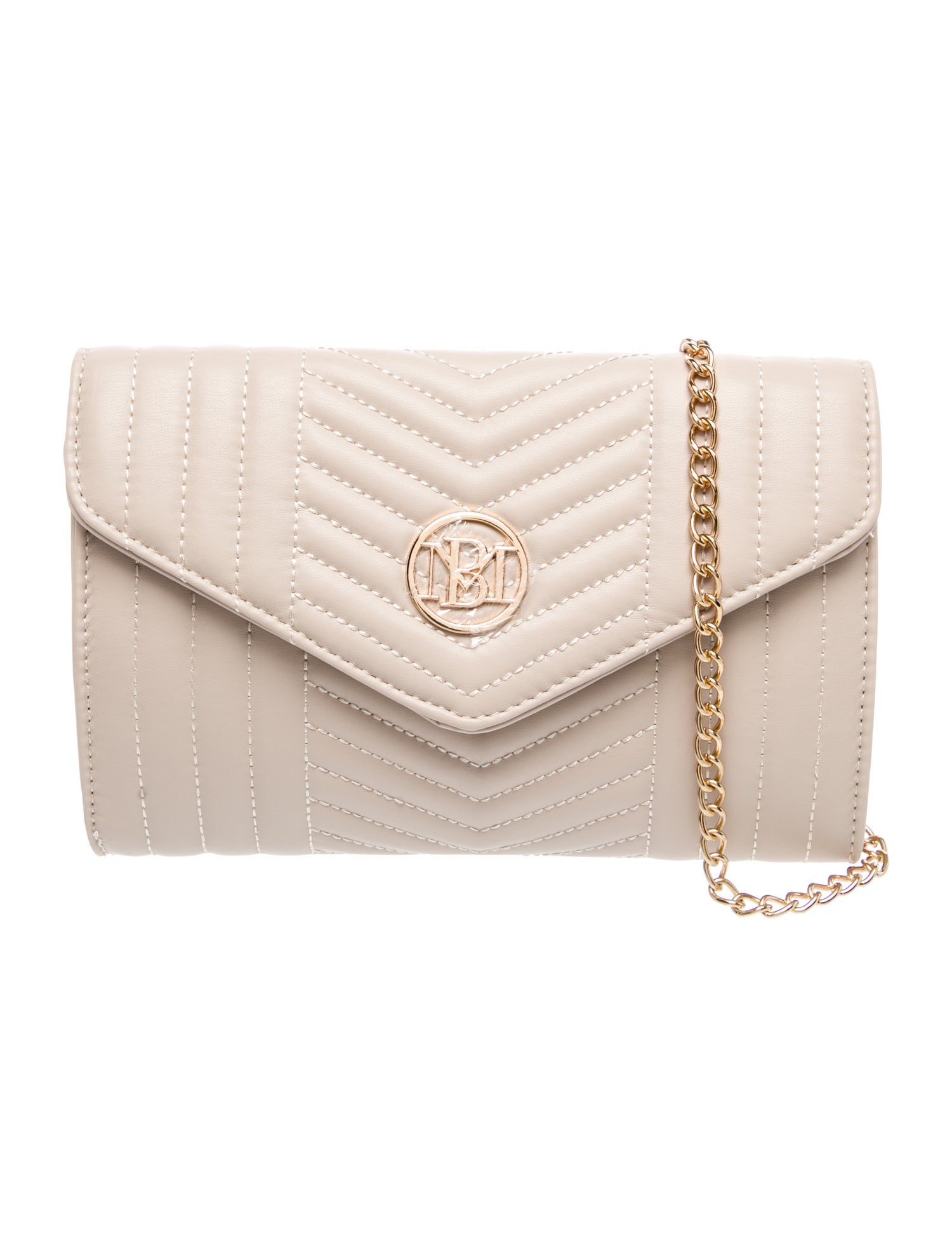 Badgley Mischka Leather Evening Bag