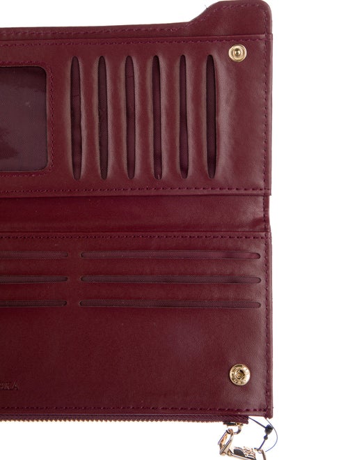 Badgley Mischka Leather Printed Pouch