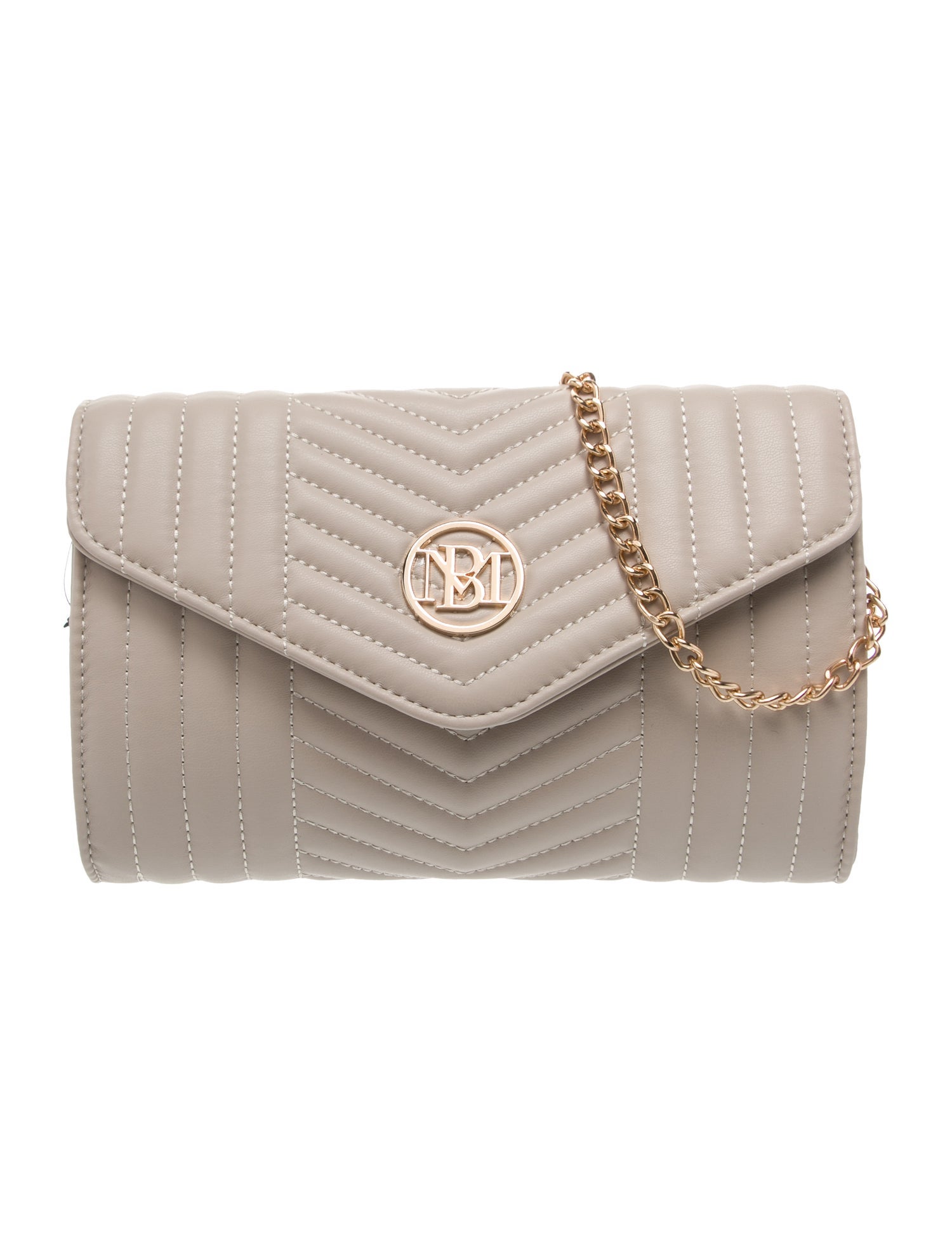 Badgley Mischka Leather Evening Bag