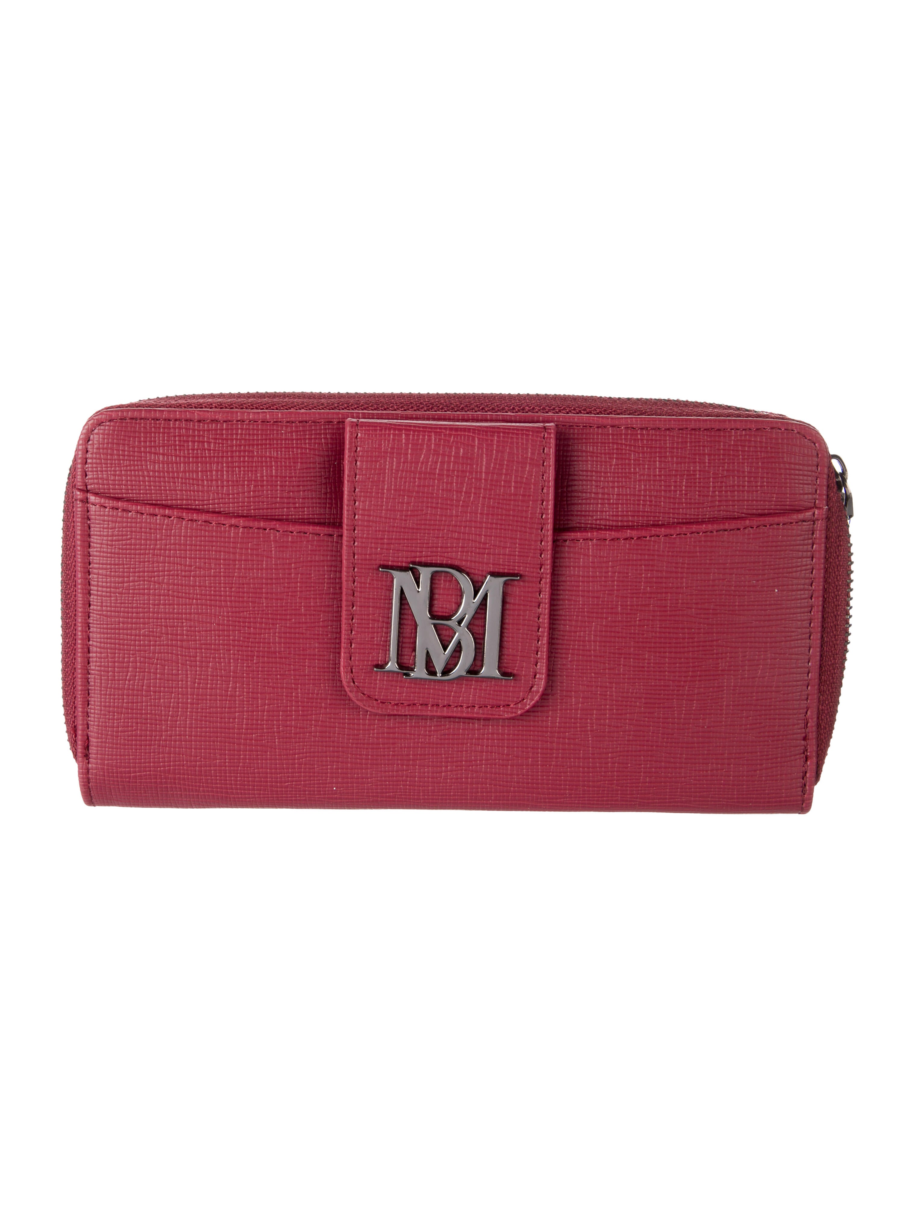 Badgley Mischka Leather Striped Continental Wallet