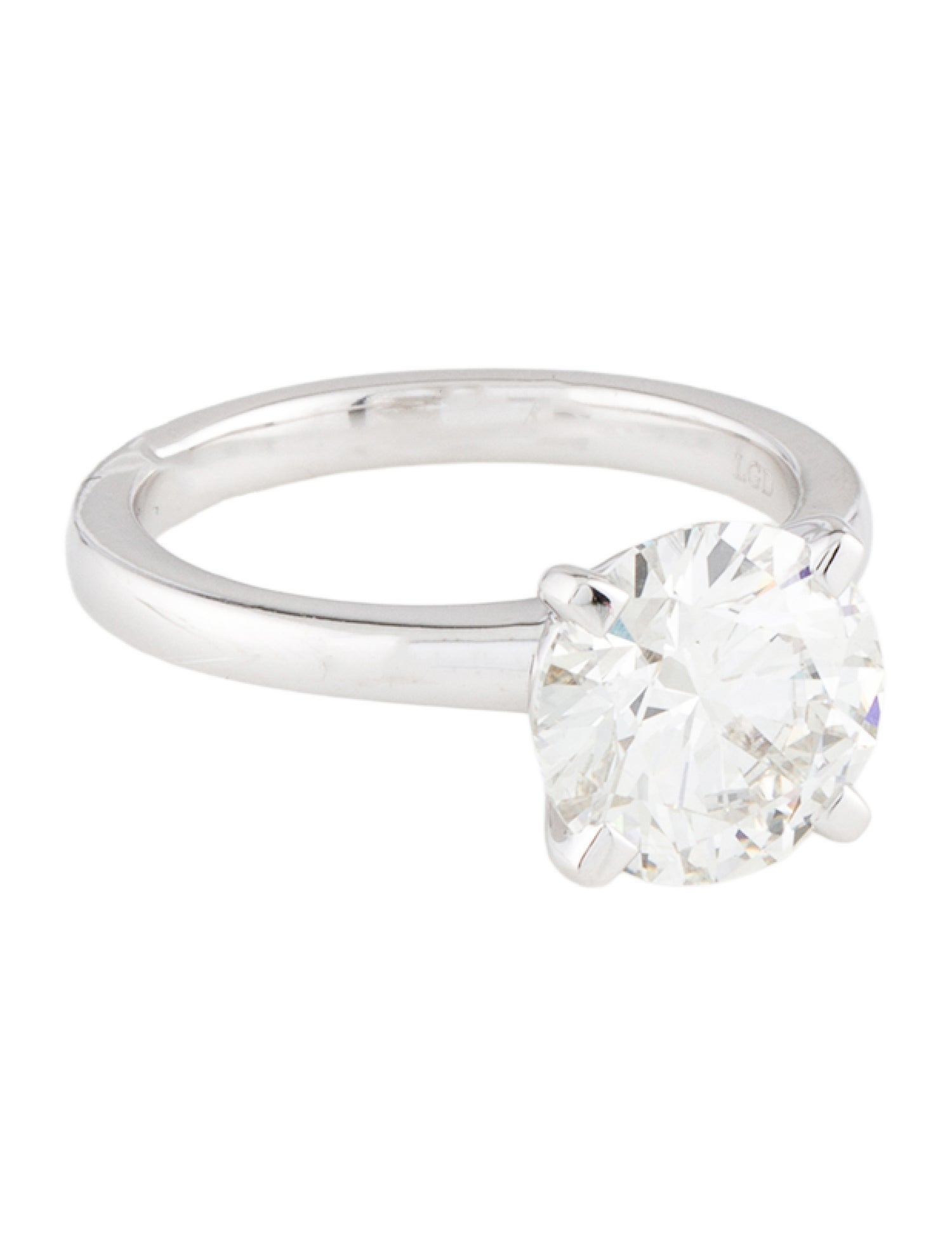 Badgley Mischka 3.01ct Lab-Grown Diamond Solitaire Engagement Ring