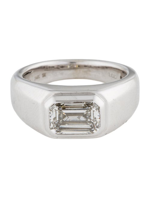 Badgley Mischka 14K 2.00ct Lab-Grown Diamond Signet Ring