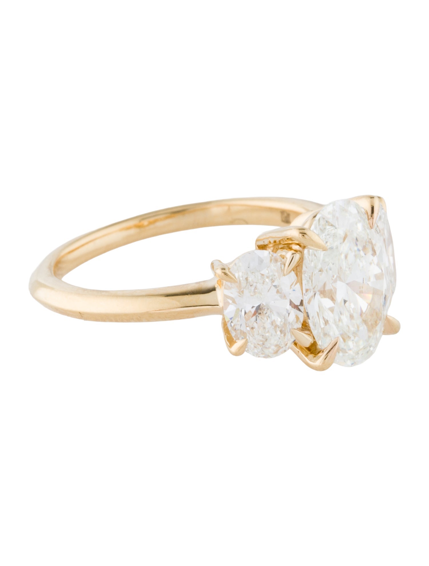 Badgley Mischka 4.00ctw Lab-Grown Diamond Three-Stone Engagement Ring
