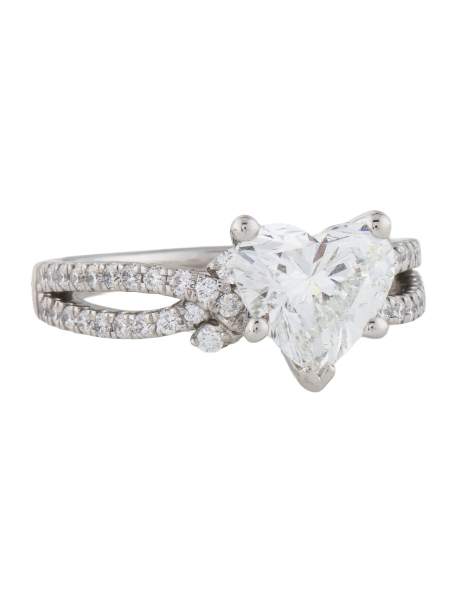 Badgley Mischka Platinum 2.06ct Lab-Grown Diamond Engagement Ring