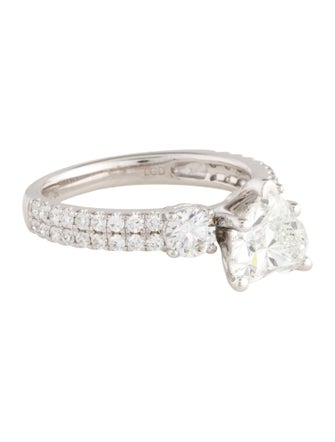 Badgley Mischka 1.71ct Lab-Grown Diamond Engagement Ring