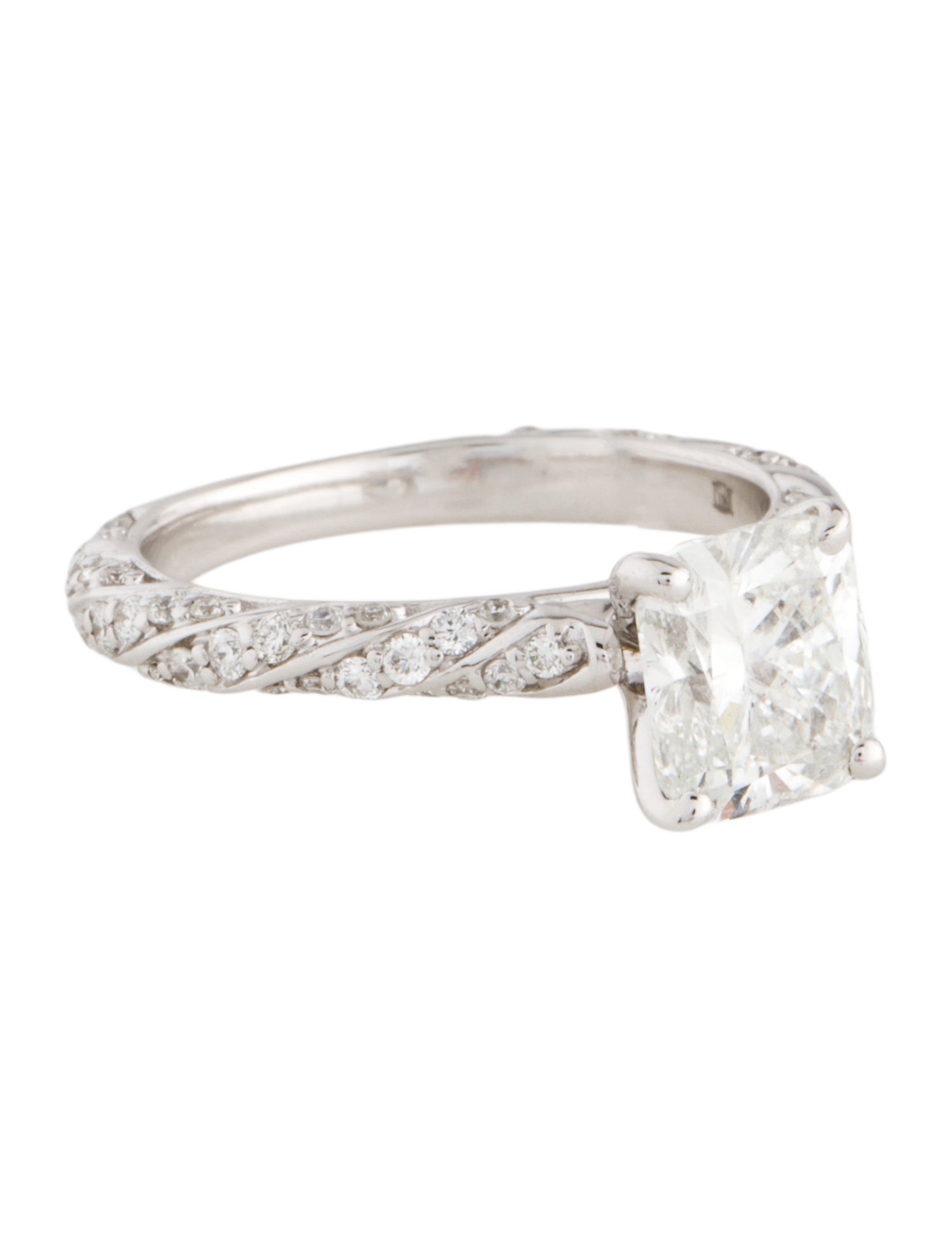 Badgley Mischka 1.52cts Lab Grown Diamond Engagement Ring
