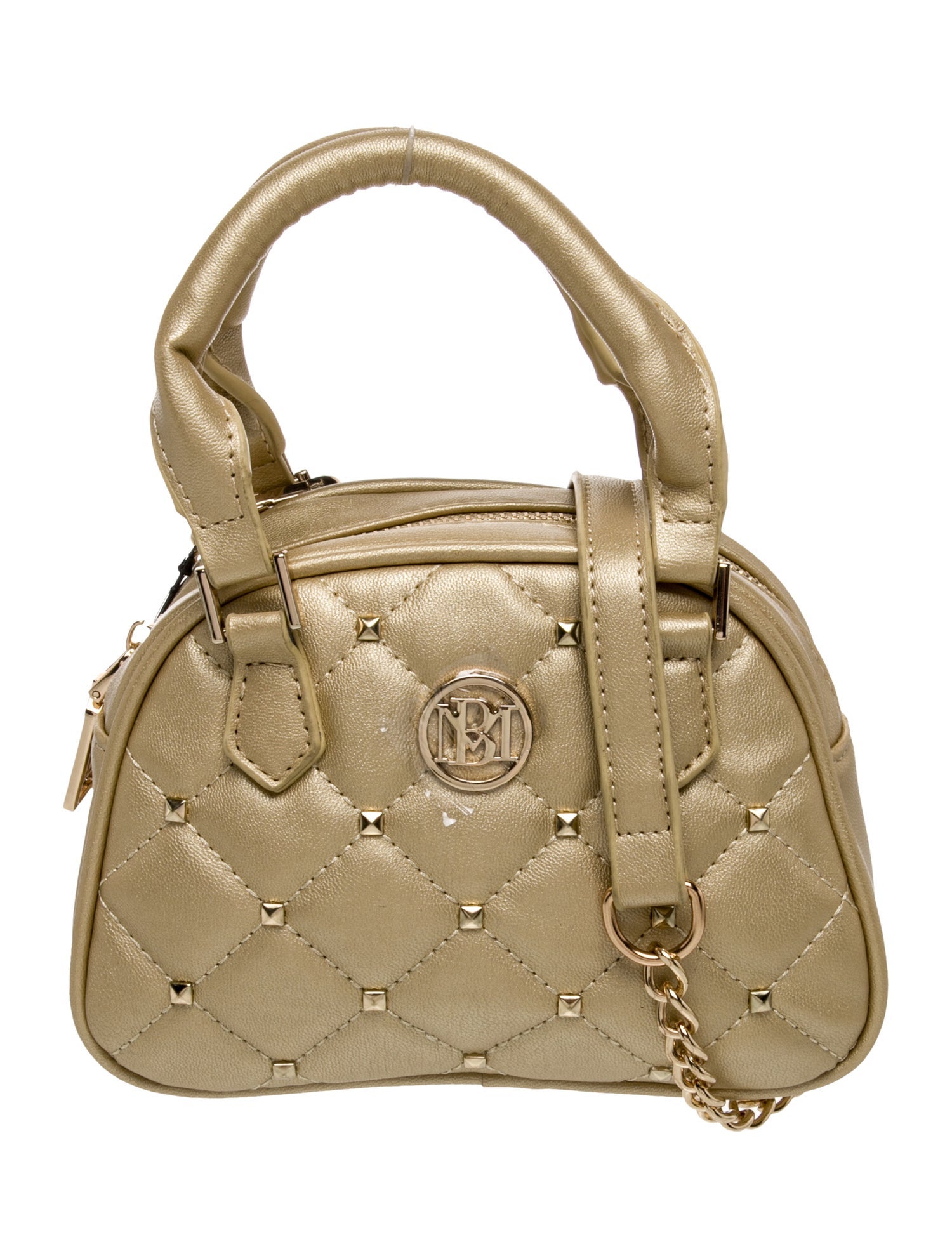 Badgley Mischka Leather Top Handle Bag