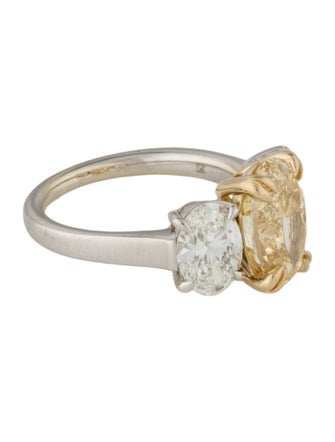 Badgley Mischka 14K 5.81ctw Lab-Grown Three Stone Ring