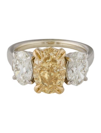 Badgley Mischka 14K 5.81ctw Lab-Grown Three Stone Ring
