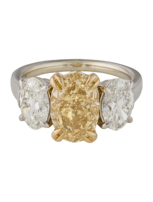 Badgley Mischka 14K 5.81ctw Lab-Grown Three Stone Ring