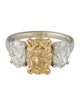 Badgley Mischka 14K 5.81ctw Lab-Grown Three Stone Ring