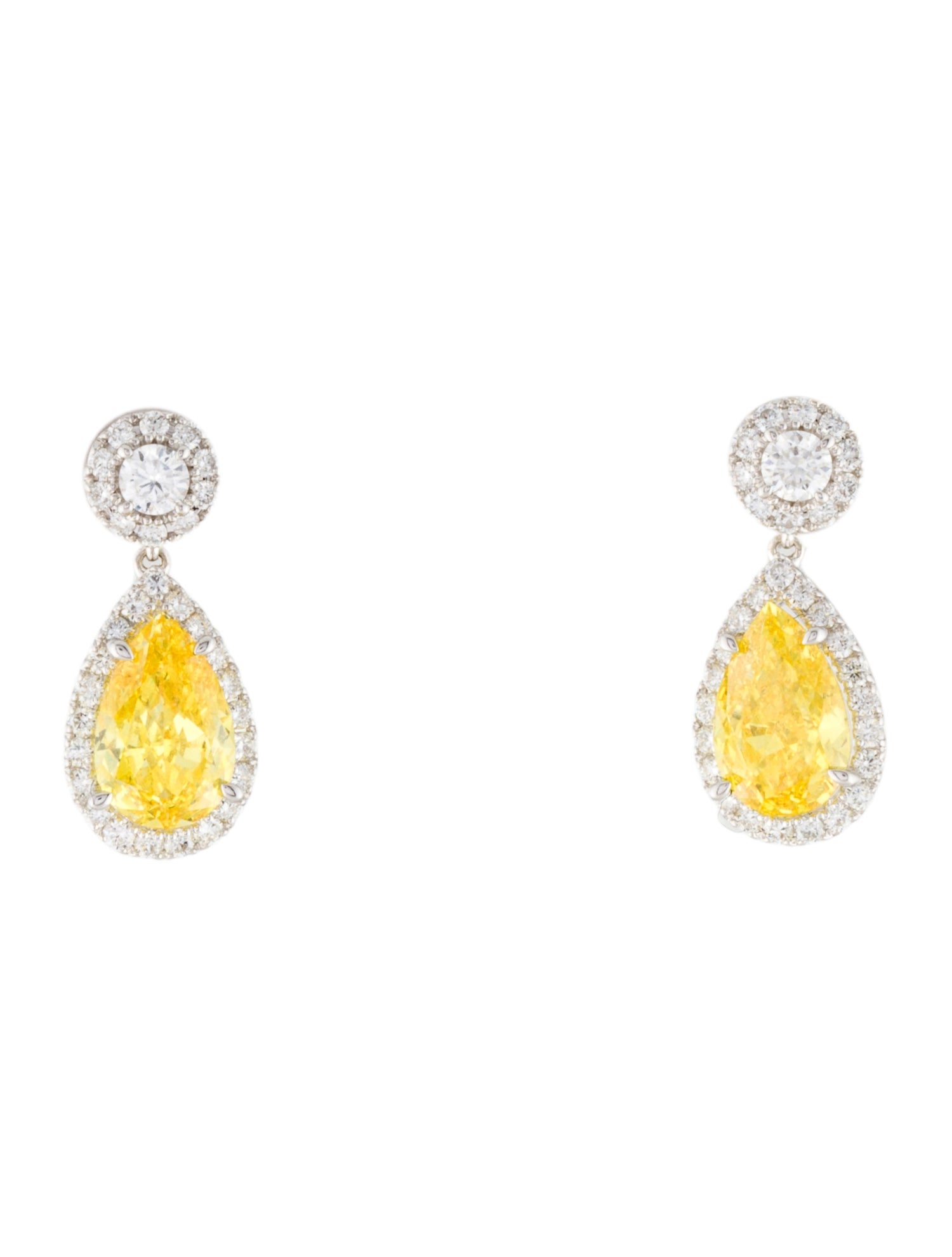 Badgley Mischka 14K 2.80ctw Lab-Grown Diamond Drop Earrings