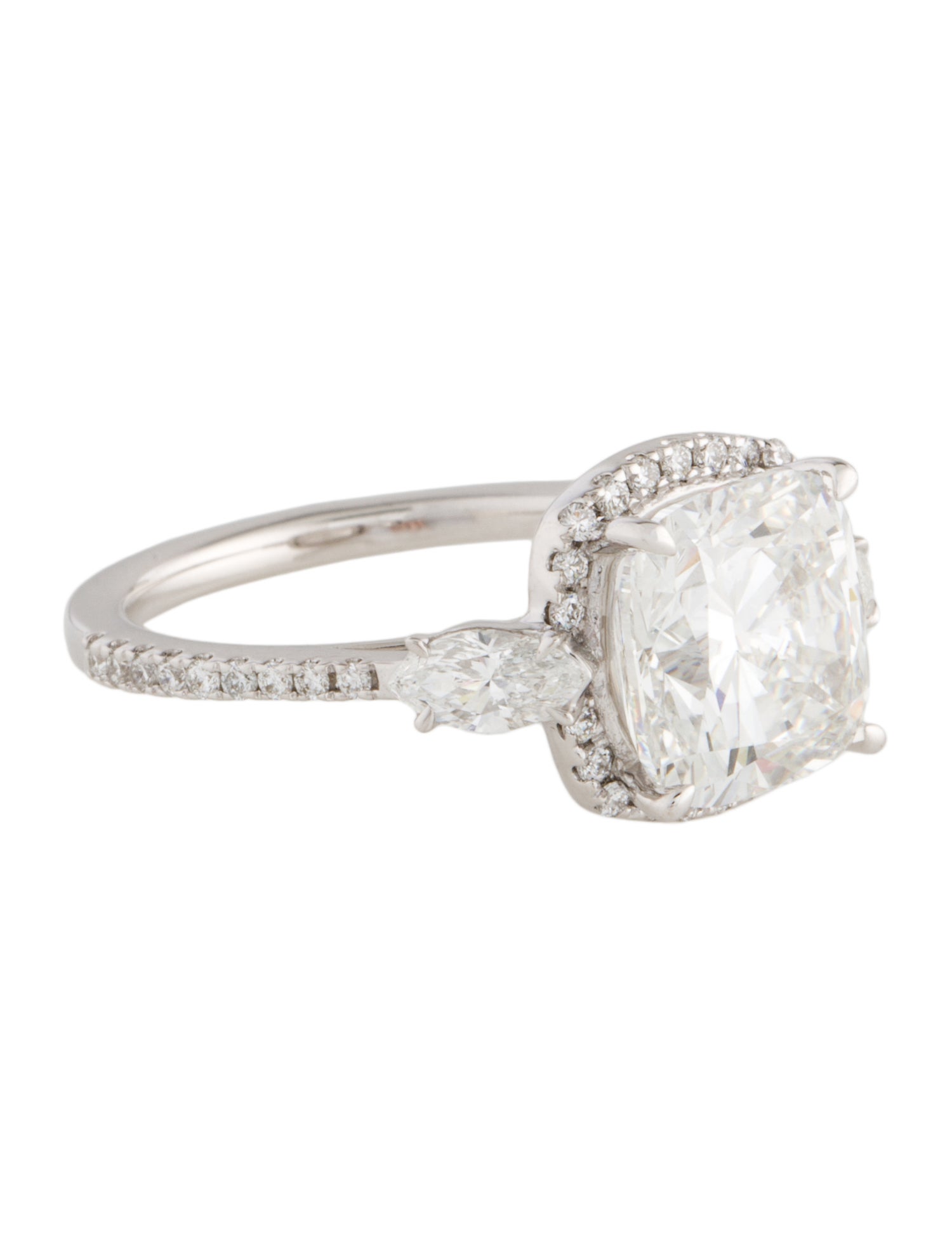 Badgley Mischka 4.24ct Lab-Grown Diamond Engagement Ring