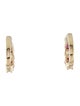 Badgley Mischka 14K Ruby & Lab-Grown Diamond Huggie Earrings