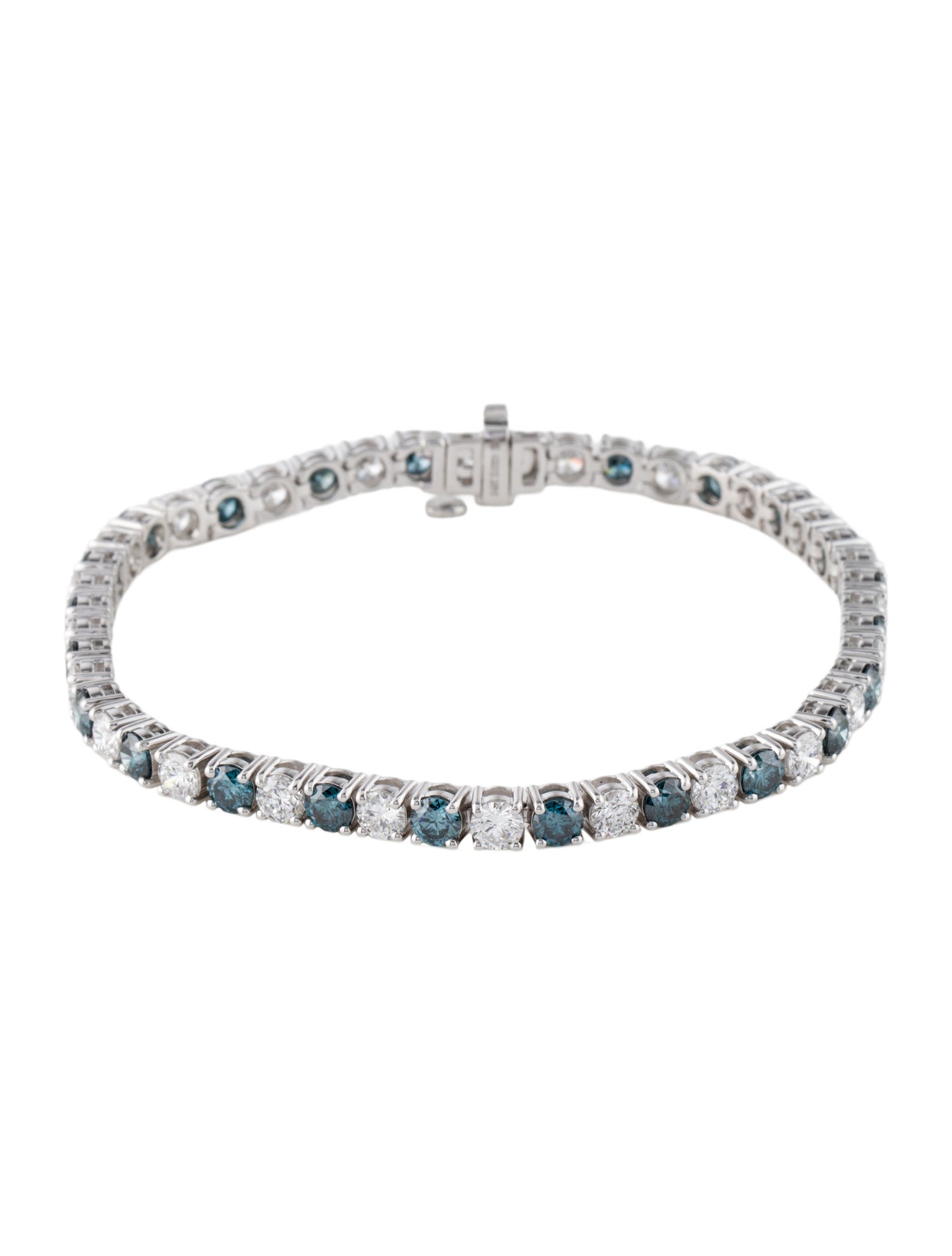 Badgley Mischka 14K 8.64ctw Lab-Grown Diamond Tennis Bracelet
