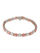 Badgley Mischka 14K 14.00ctw Lab-Grown Diamond Link Bracelet