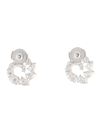 Badgley Mischka 14K 2.38ctw Lab-Grown Diamond Spiral Stud Earrings