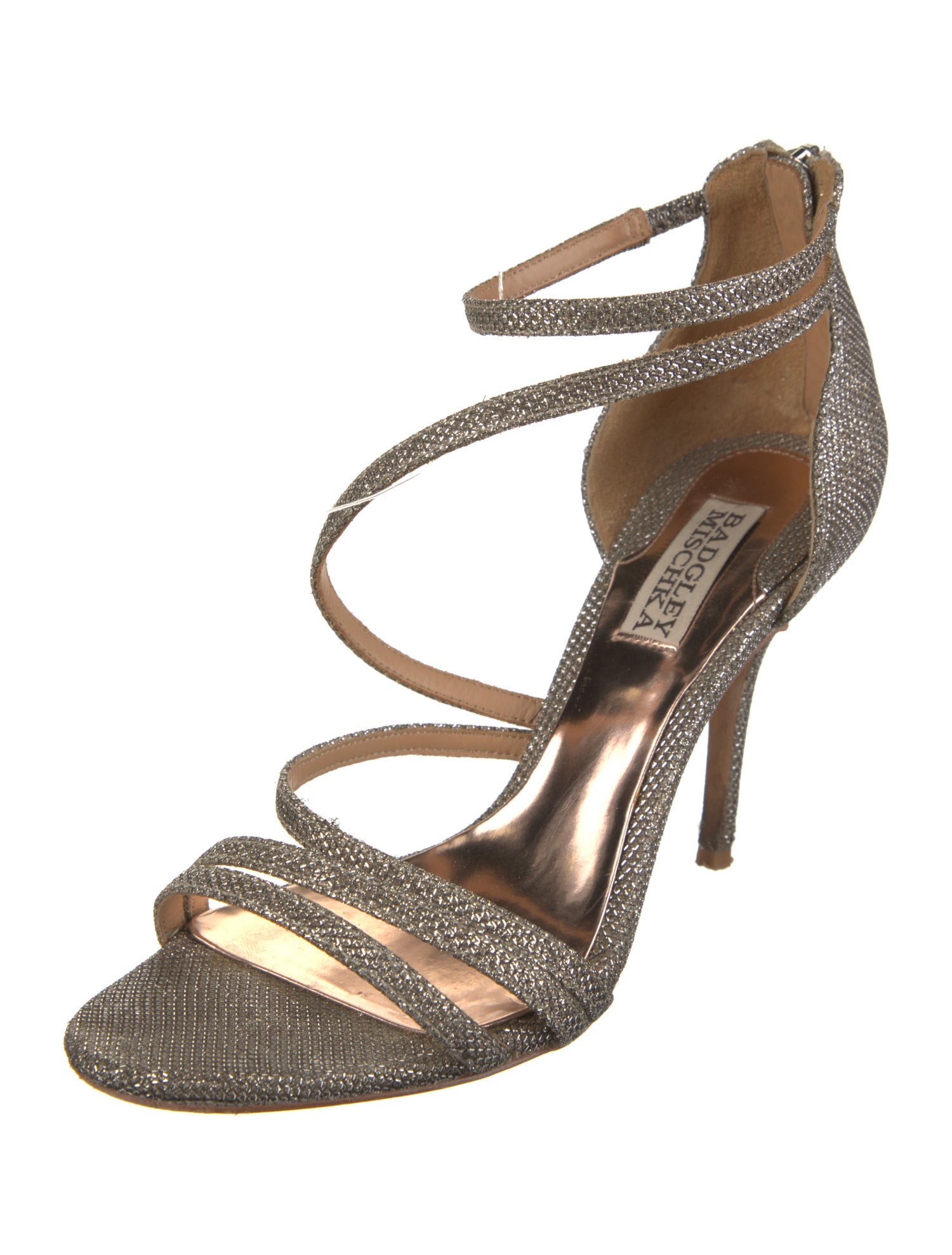 Badgley Mischka Glitter Glitter Accents Sandals