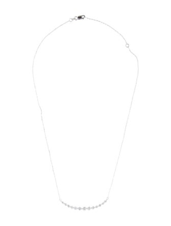 Badgley Mischka 14K 1.01ctw Lab-Grown Diamond Graduated Pendant Necklace