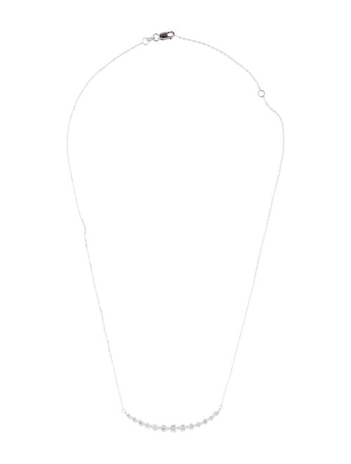 Badgley Mischka 14K 1.01ctw Lab-Grown Diamond Graduated Pendant Necklace
