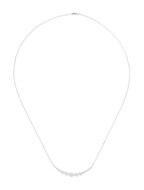 Badgley Mischka 14K 2.00ctw Lab-Grown Diamond Curved Bar Necklace