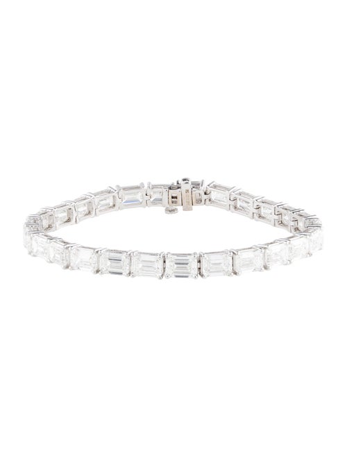 Badgley Mischka 14K 22.25ctw Lab-Grown Diamond Link Bracelet