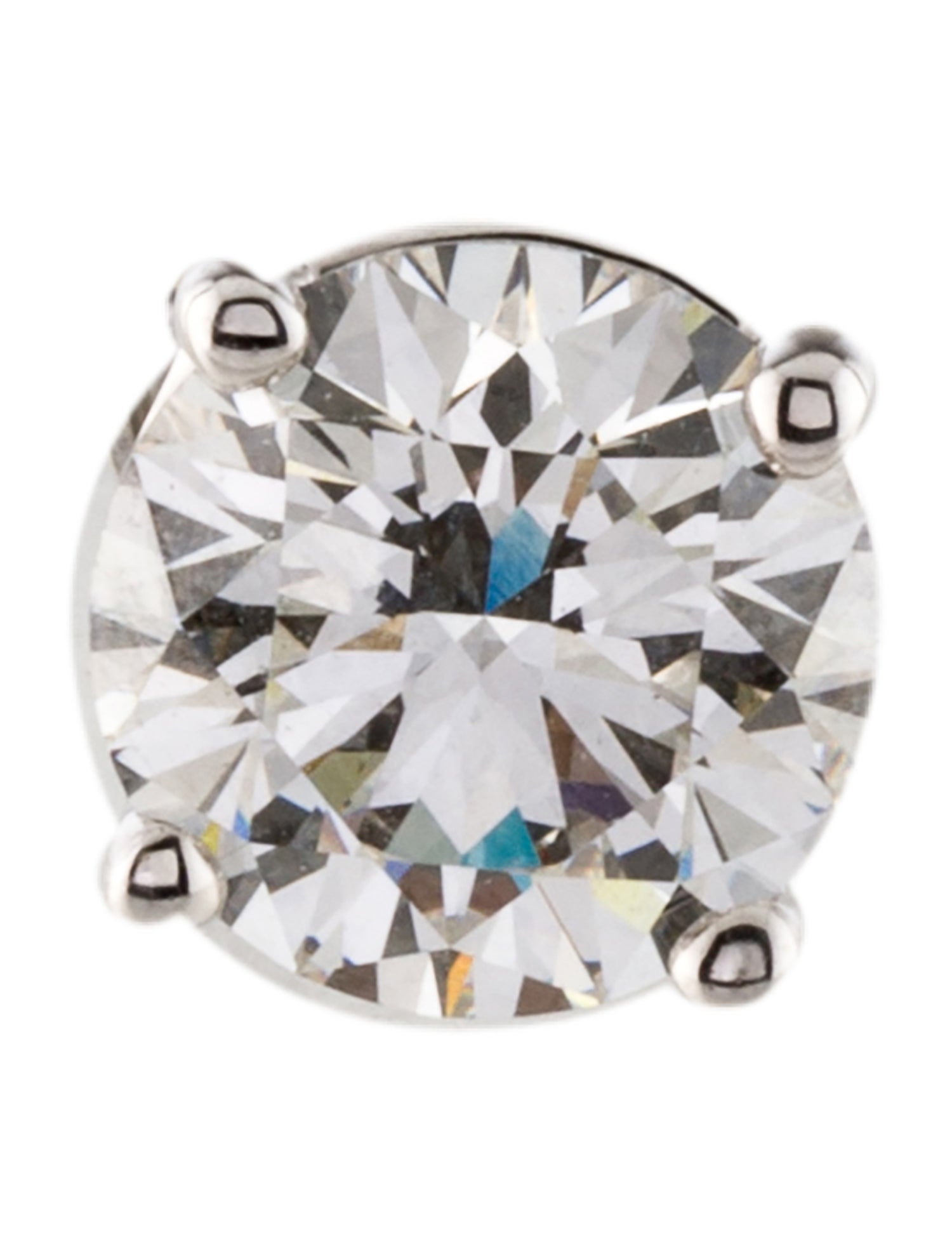 Badgley Mischka Platinum 2.52ctw Lab-Grown Diamond Single Stud Earring