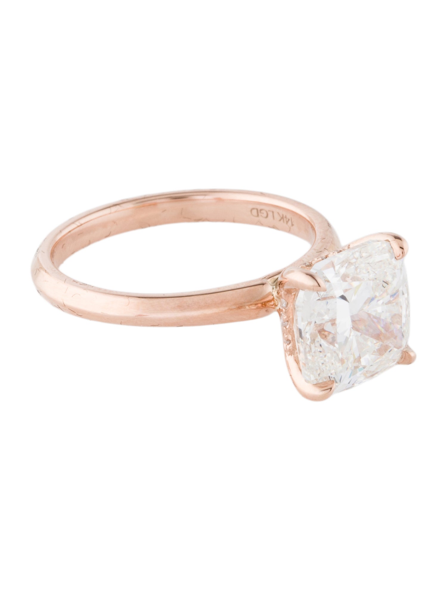Badgley Mischka 3.48ct Lab-Grown Diamond Engagement Ring