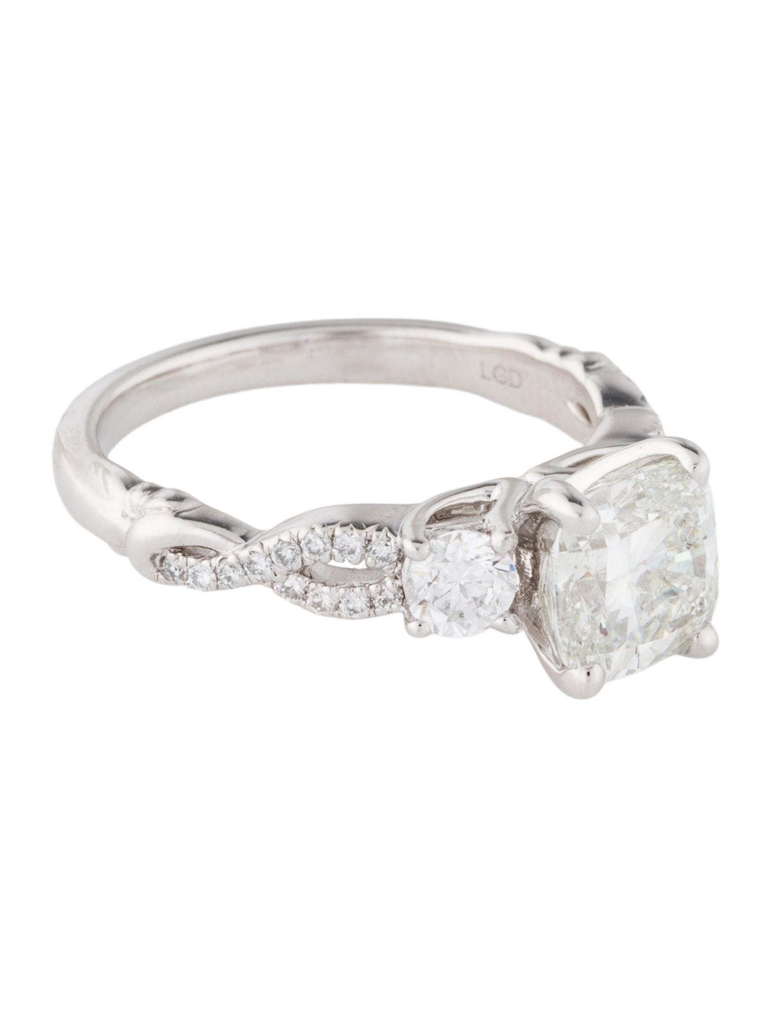 Badgley Mischka 1.85ct Lab-Grown Diamond Engagement Ring