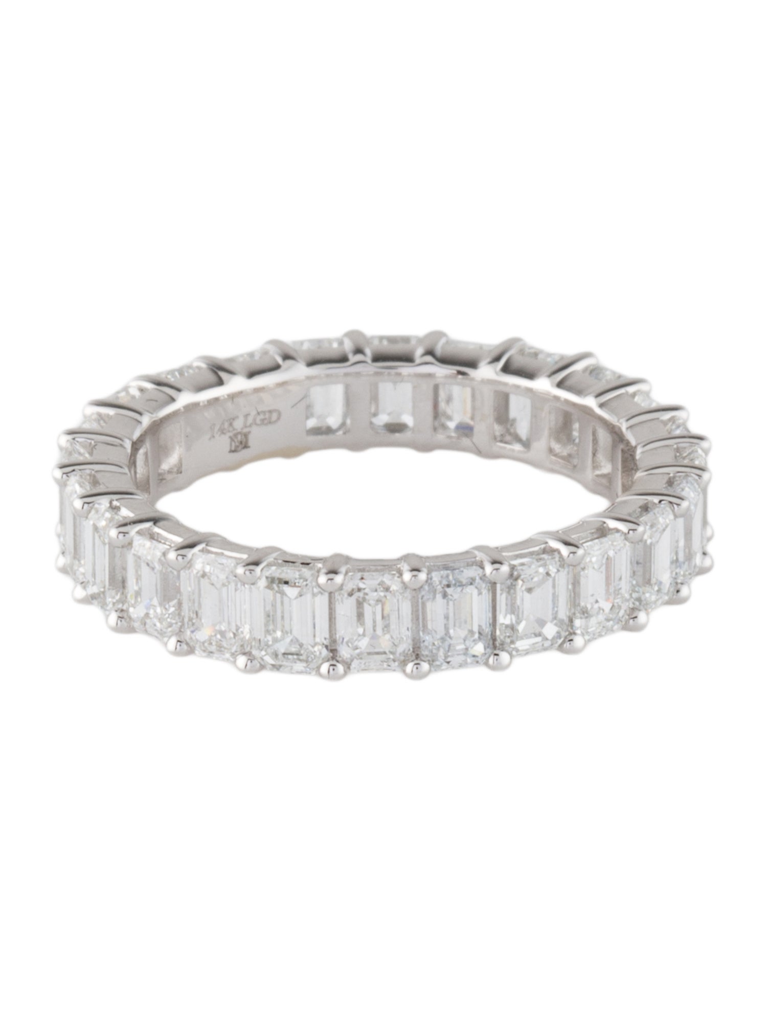 Badgley Mischka 14K 3.96ctw Lab-Grown Diamond Eternity Band