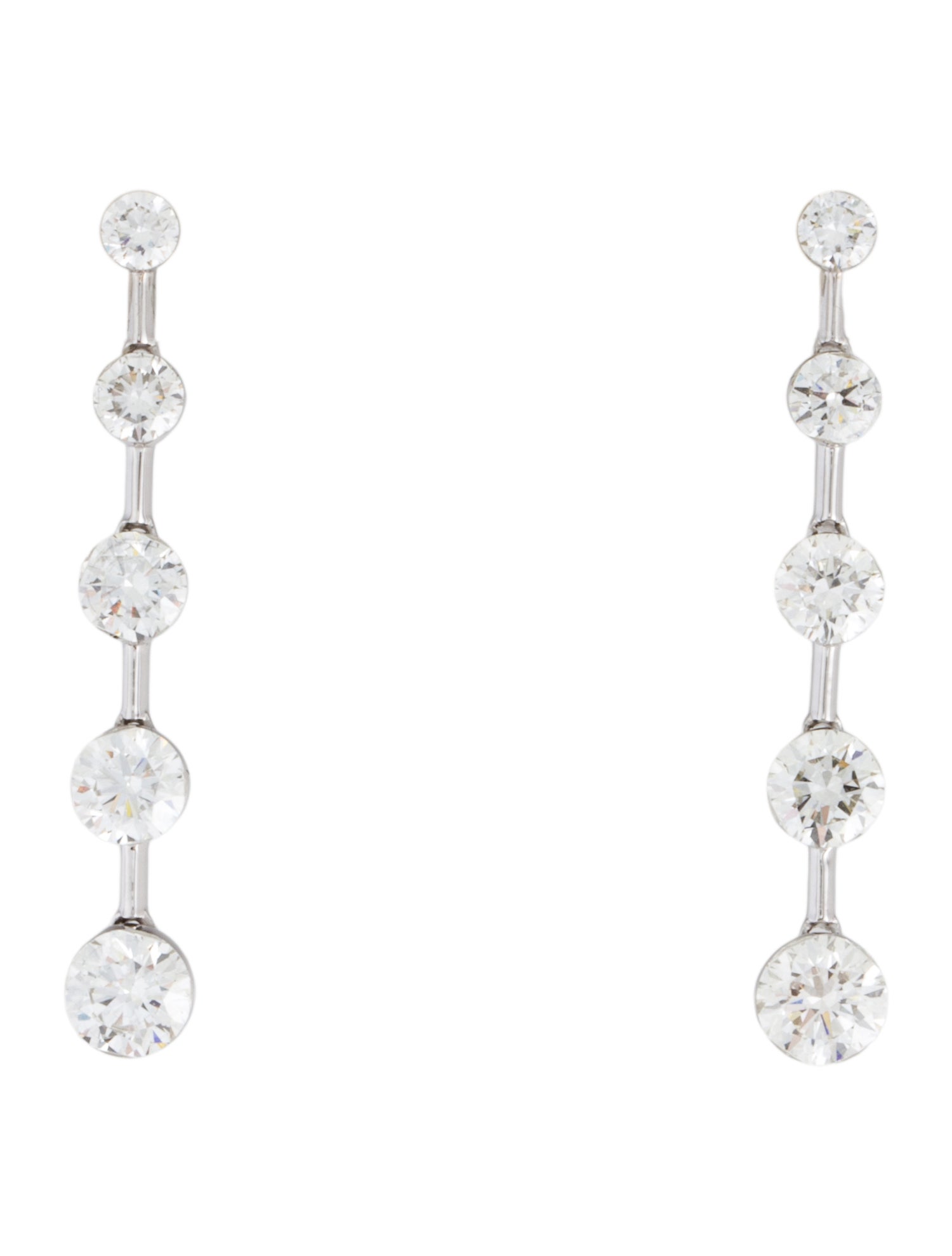Badgley Mischka 14K 3.00ctw Lab-Grown Diamond Drop Earrings