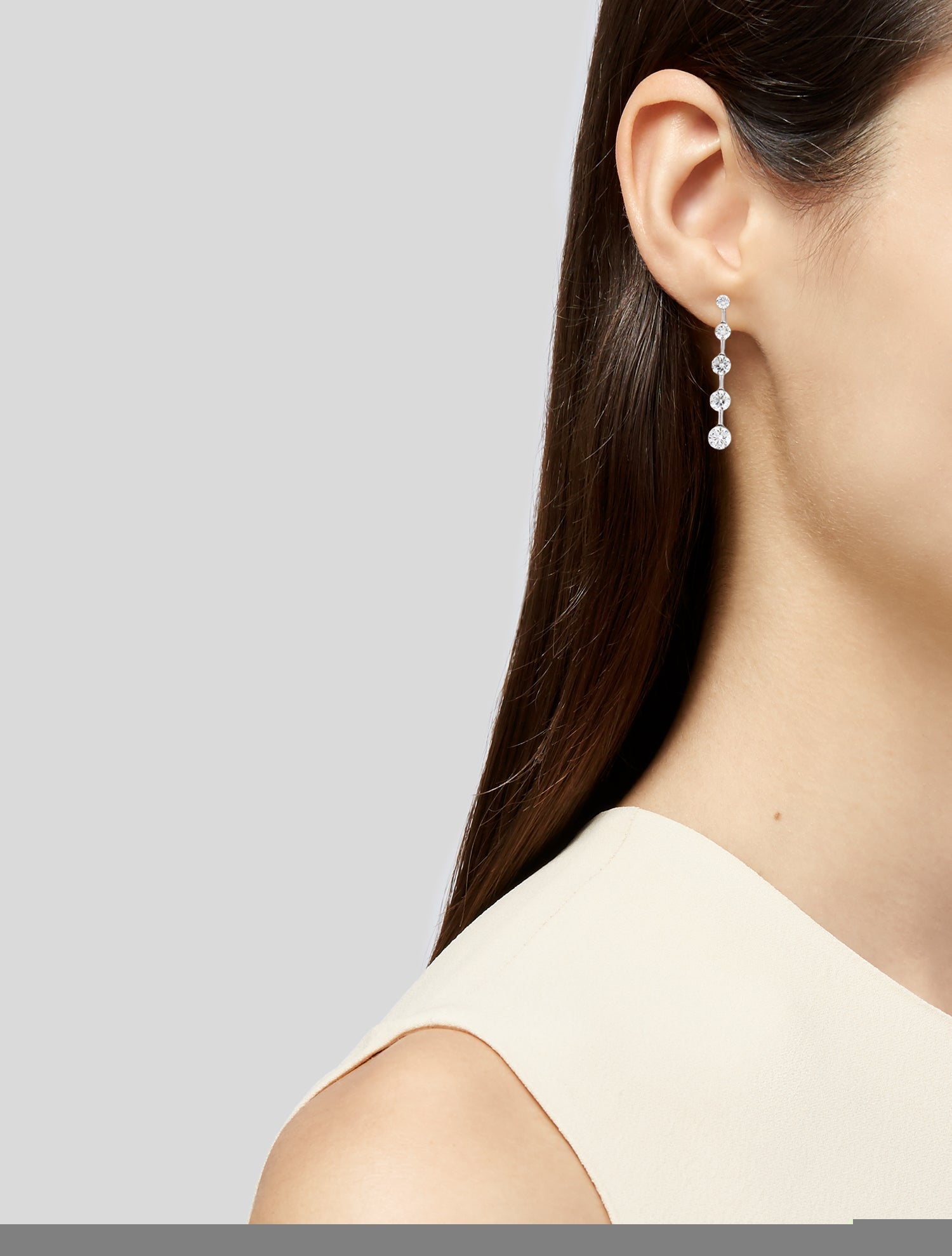 Badgley Mischka 14K 3.00ctw Lab-Grown Diamond Drop Earrings