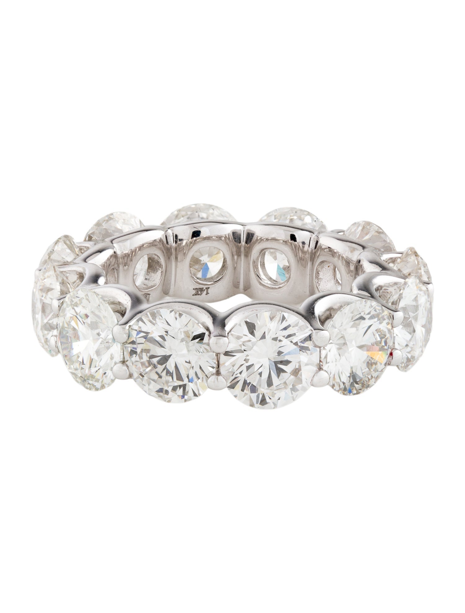 Badgley Mischka 14K 14.34ctw Lab-Grown Diamond Eternity Band Ring