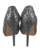 Badgley Mischka Glitter Pumps