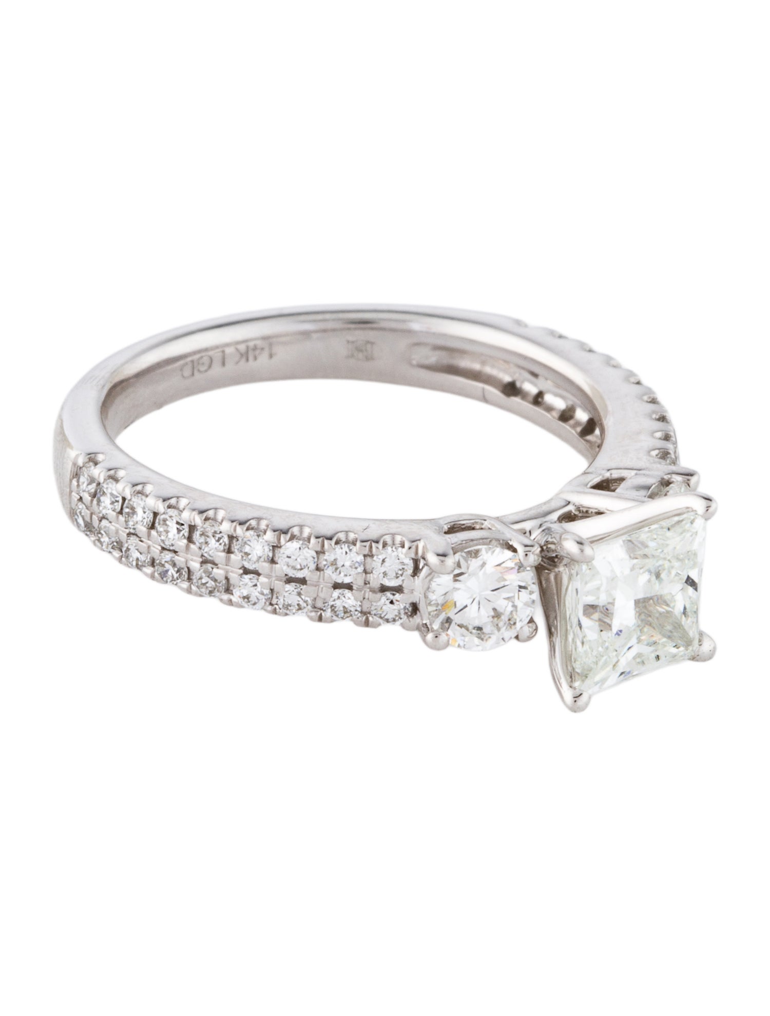 Badgley Mischka 14K Lab-Grown Diamond Engagement Ring