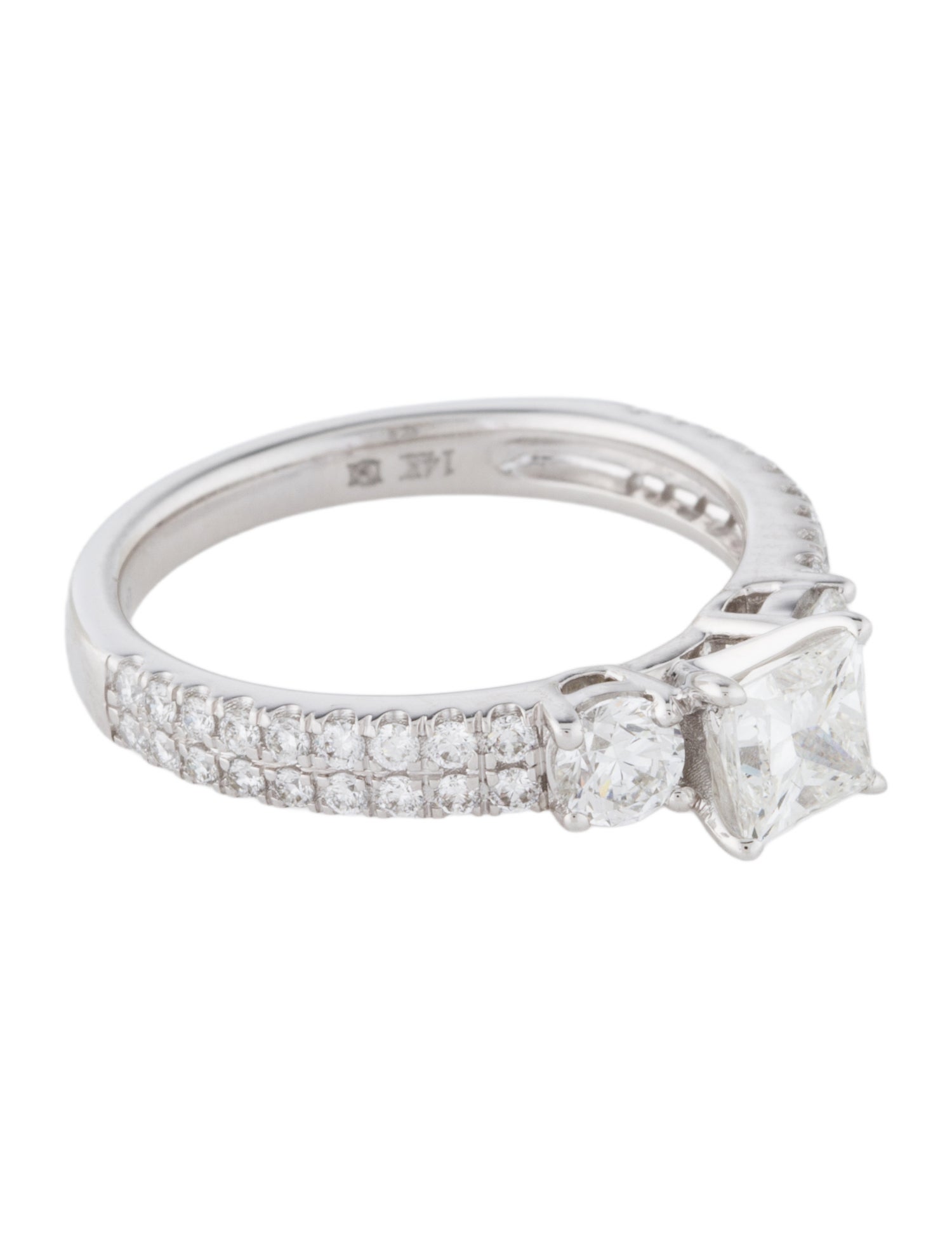 Badgley Mischka 14K Lab-Grown Diamond Engagement Ring