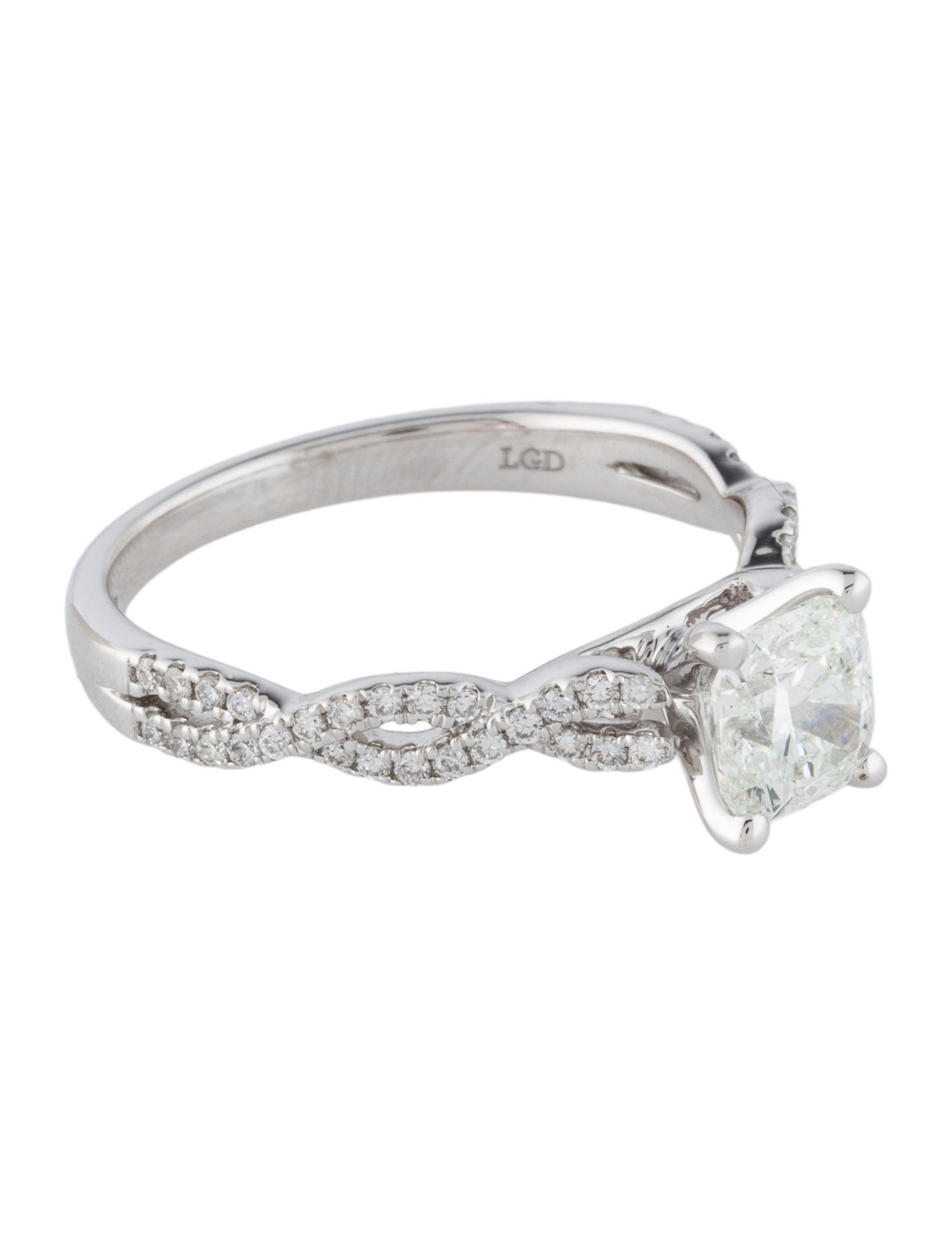 Badgley Mischka 1.02ct Lab-Grown Diamond Engagement Ring