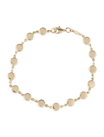 Badgley Mischka 14K Circle Link Bracelet