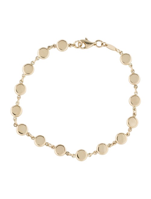 Badgley Mischka 14K Circle Link Bracelet