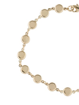 Badgley Mischka 14K Circle Link Bracelet