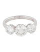 Badgley Mischka 3.02ctw Lab-Grown Diamond Three Stone Engagement Ring