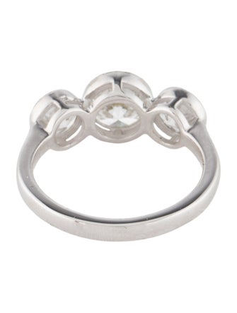 Badgley Mischka 3.02ctw Lab-Grown Diamond Three Stone Engagement Ring