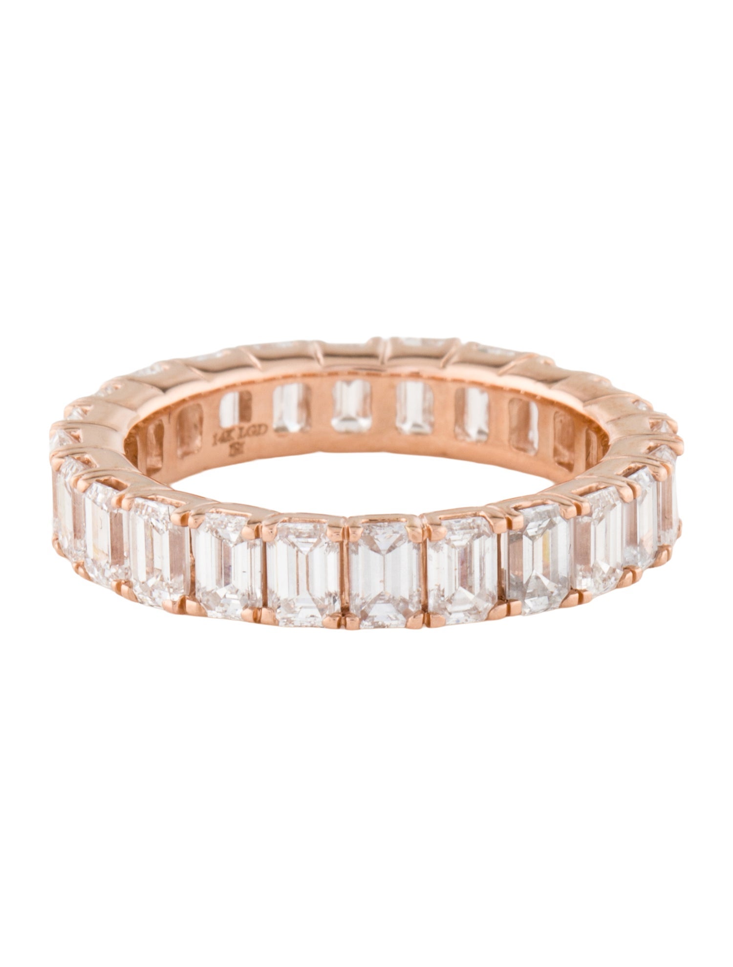 Badgley Mischka 14K 5.00ctw Lab-Grown Diamond Eternity Band
